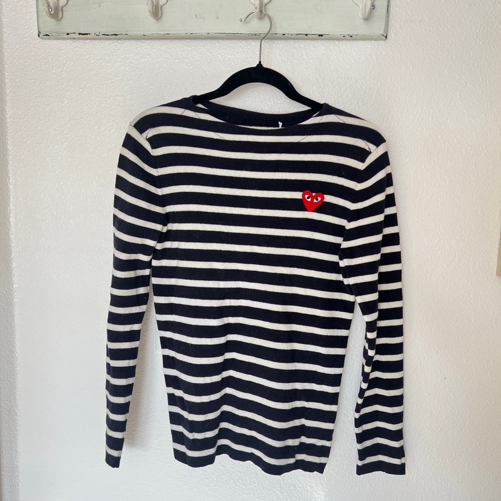 Comme Des Garçons Play Striped Knit - Picture 1 of 2
